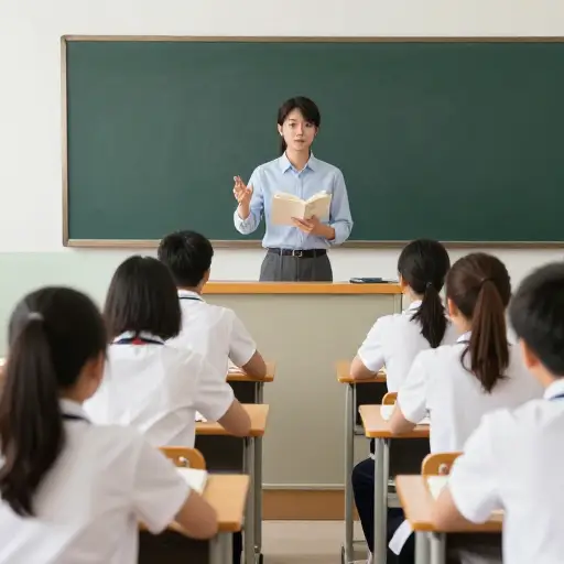 老师告诉学生们不要看课本。