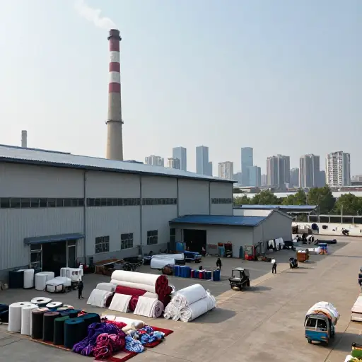 这座城市以其发达的纺织业闻名。