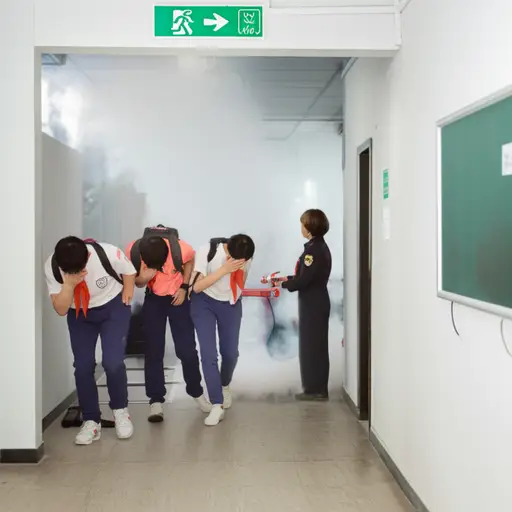 消防演习帮助学生们在紧急情况下快速反应。