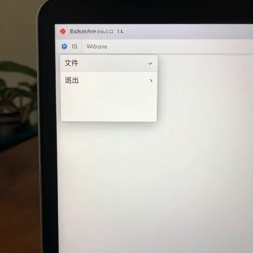 要退出软件，从菜单中选择“退出”。