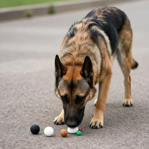 警犬非常擅长区分不同的气味。