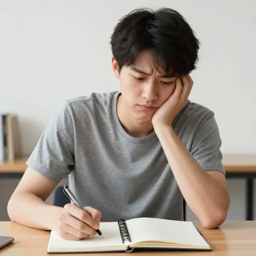 对于做一些写作，我感到有点害羞。