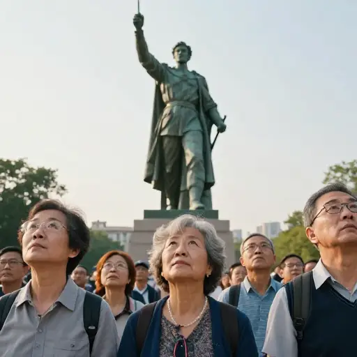 这位英雄的精神继续激励着后代。