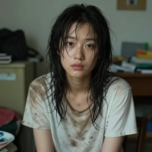 她的个人卫生不如应有的那么好。