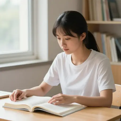 她决定忽视干扰，专注于学习。