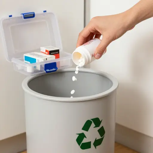 请确保正确处置这些过期药品。