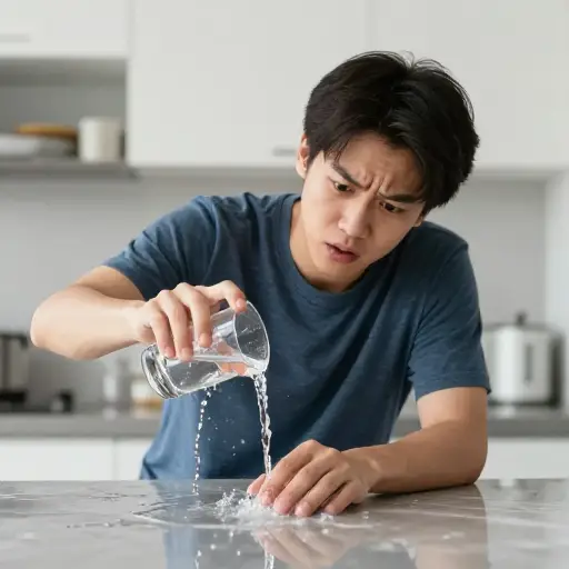 他的笨拙经常导致小事故。