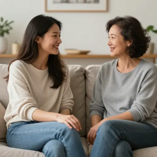 我姐姐在性格上真的很像我们的阿姨。
