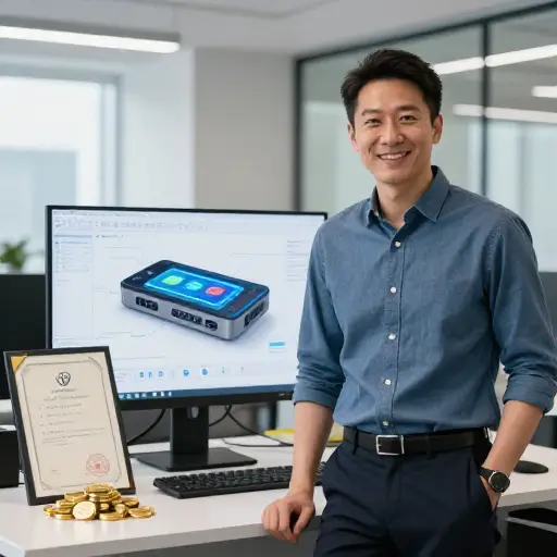 通过他的科技创新，他积累了难以想象的财富。