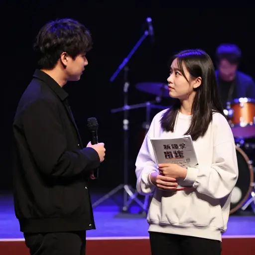 她告诉乐队领队她在学习新闻学，她的梦想是为《滚石》杂志撰稿。