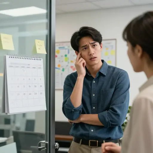 他终于承认自己忘记了预约。
