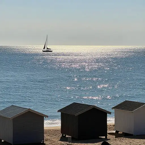 如果我们住在海边，我们可以每个周末去航海。