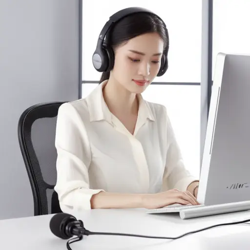 她根据录音逐字逐句地整理出了会议的文字记录。