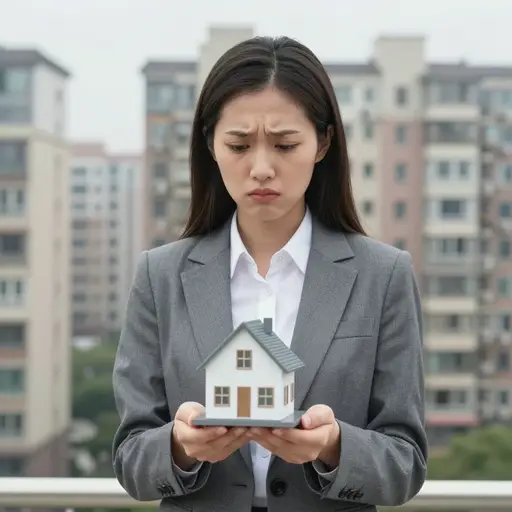 尽管工资更高了，她仍然负担不起在城里买房子。