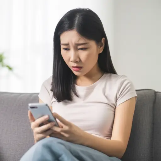 她收到了来自陌生号码的威胁短信。