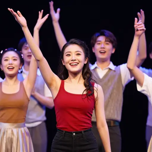 演员们显然是带着极大的乐趣表演的。