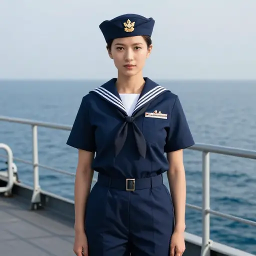 她担任海军军官多年。