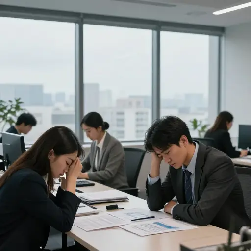 公司销售额连续三个月下滑，陷入了严重的不景气期。