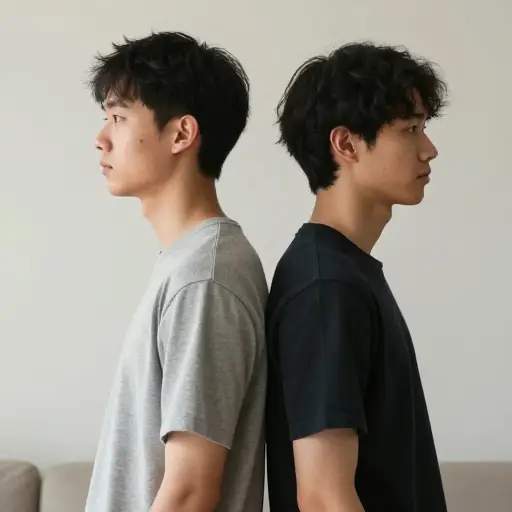 我和我兄弟互不说话。