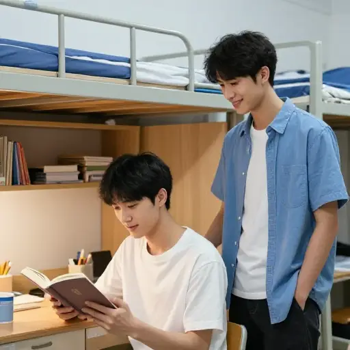 他是我大学时的室友。