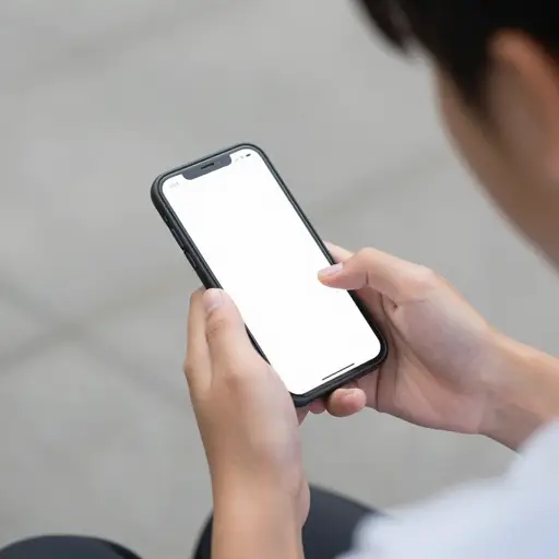 她正在给朋友发短信谈论派对。