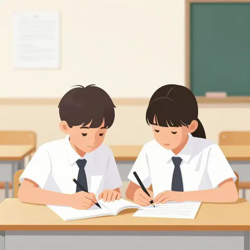 她总能抽出时间帮助同学。
