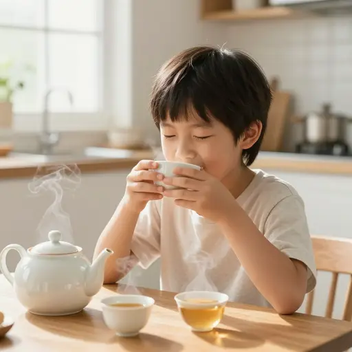 你很喜欢喝茶！