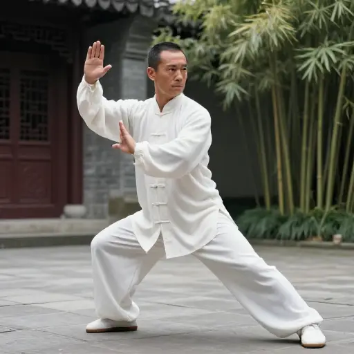 对他来说，武术是纪律，不是打架。