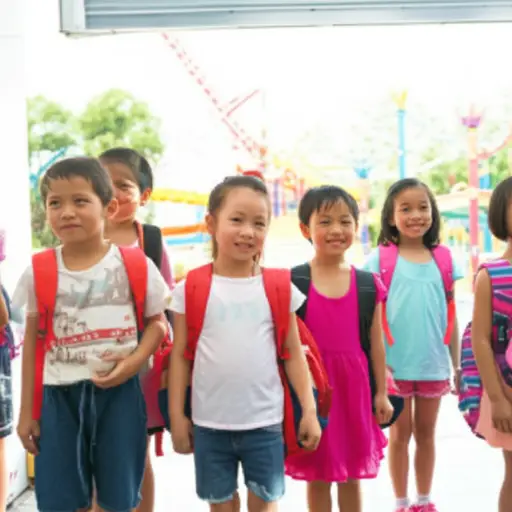 尽管孩子们很兴奋，但他们还是保持了文明的举止。