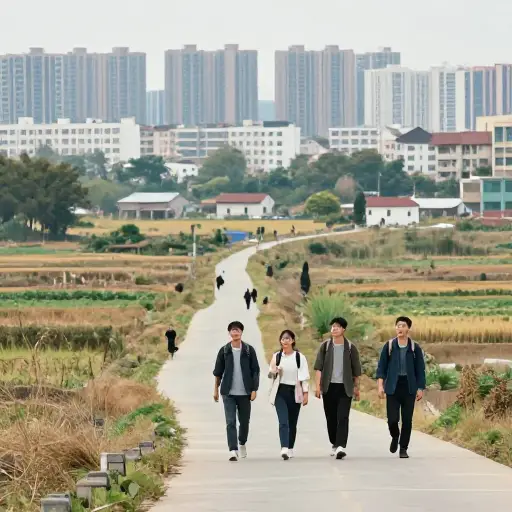 许多年轻人从人口稀疏的地区迁移到城市中心。