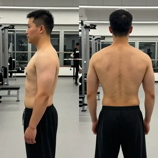 训练后，他的外表发生了变化。