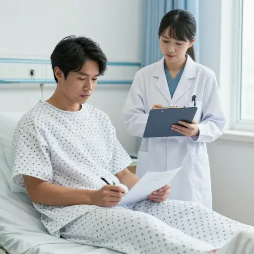 手术前，患者必须书面同意。