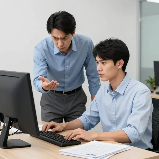他不断的批评与我的工作表现无关。