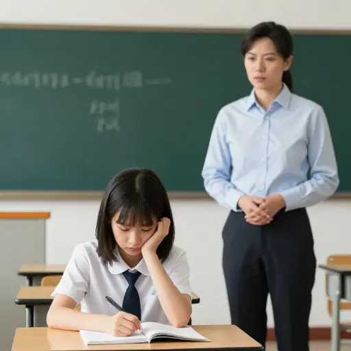 在那次事件之后，我再也没有作弊，也再没和那位老师说过话。