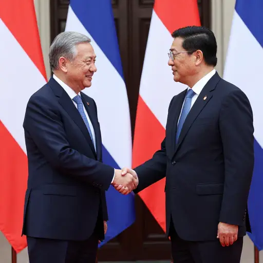 首相进行了一次正式访问以加强外交关系。