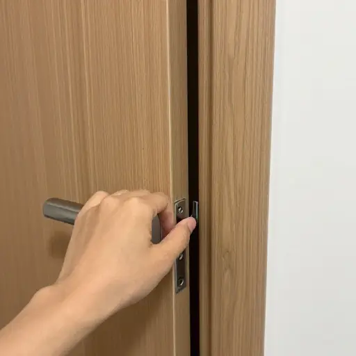 小心关门，别砰地关上。