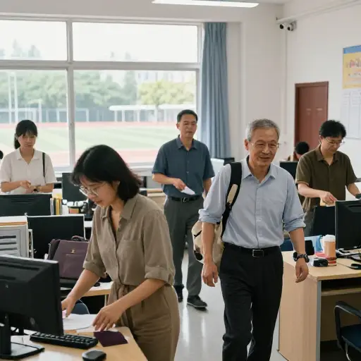 许多50岁以上的教师正在提前退休。