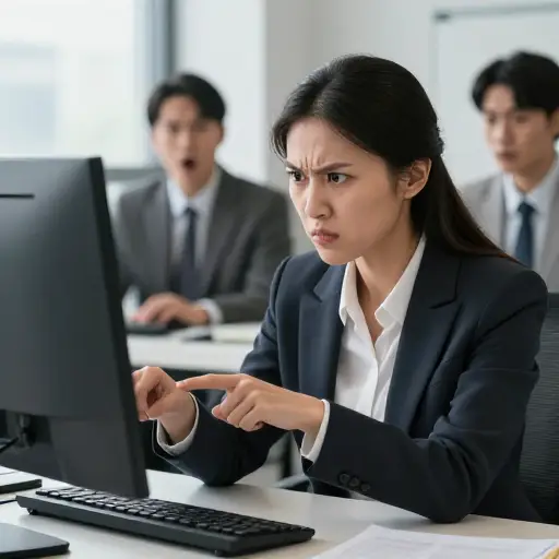 争吵过后，她出于恶意取消了会议。