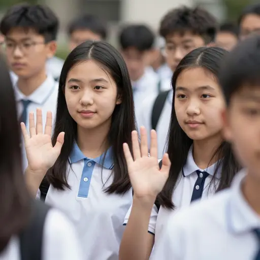我能认出她。