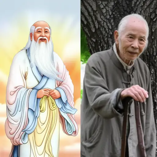 神仙长生不老，而凡人终有一死。