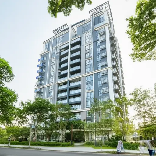 我住在一栋公寓楼里。