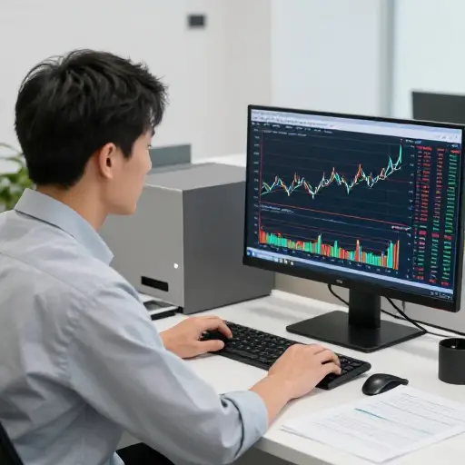 他的新工作需要分析亚洲股市的趋势。