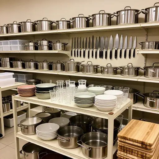 这家商店专门销售各种厨房用品。
