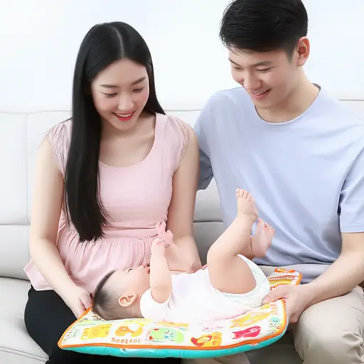 婴儿的每一个小动作都给父母带来欢乐。