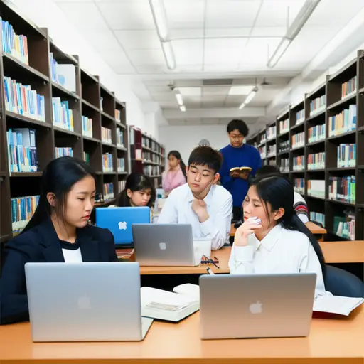学生们正在探索不同的学习方法以提高效率。