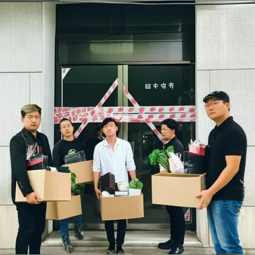这家公司的倒闭导致数百人失业。
