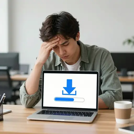 在三次失败的尝试之后，我们又得安装一个软件更新。