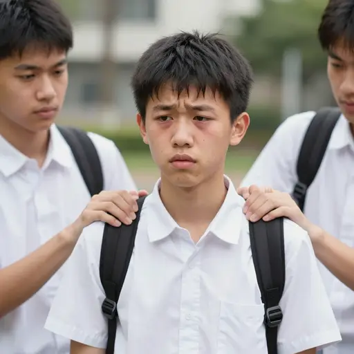 他突然脸色发白。
