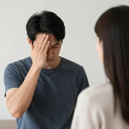 他坚称以前从未见过那个女人。