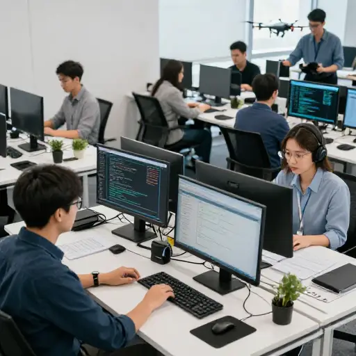 许多以前未知的职业出现了，人们开始更加努力地工作。